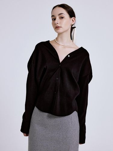 Shore V Blouse - Black - RE_L - Modalova