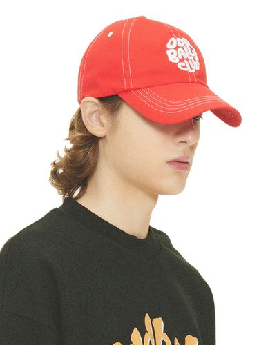 Basic Baseball Cap - Red - ODDBALLS CLUB - Modalova