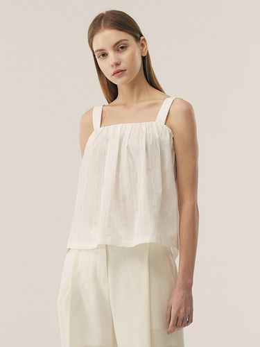 COTTON] Sleeveless Eyelet Blouse - FRONTROW - Modalova