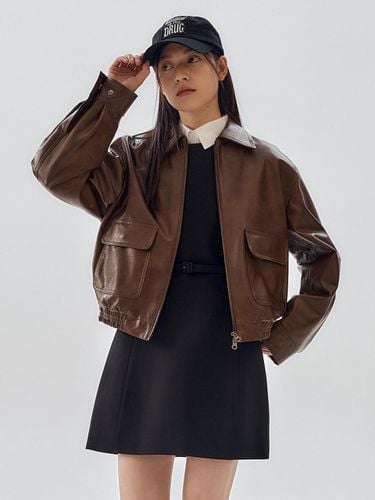 Eco Leather Blouson Jacket - FRONTROW - Modalova