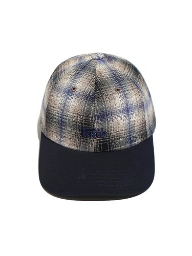 Cosmo Plaid Flannel Cap - Navy - OGARP - Modalova