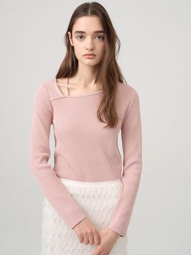 String Detail Square Neck Pullover - on&on - Modalova