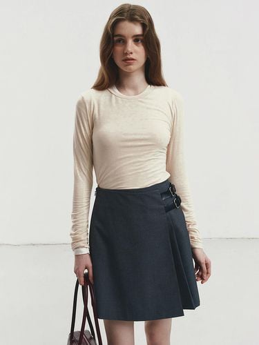 Mini Pleats Skirt_Charcoal Grey - Dunst for WOMEN - Modalova