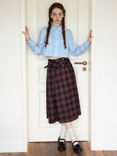 Cest_Scottish Plaid Skirt - Cest Moidew - Modalova