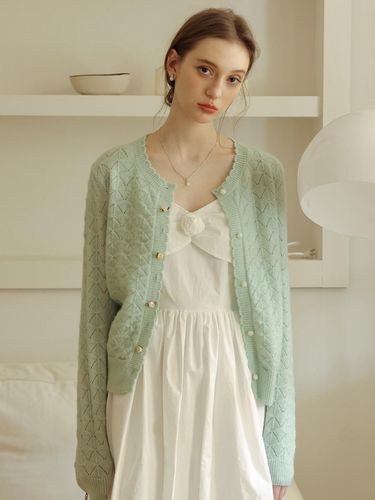 Cest_Fresh Flower Button Cardigan - Cest Moidew - Modalova