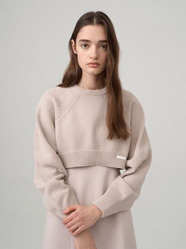 Wrap Round Cropped Pullover - on&on - Modalova