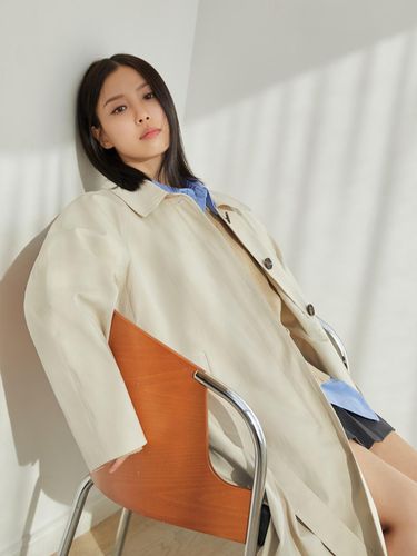 Renia Belted Oversized Trench Coat - Atelier Nain - Modalova