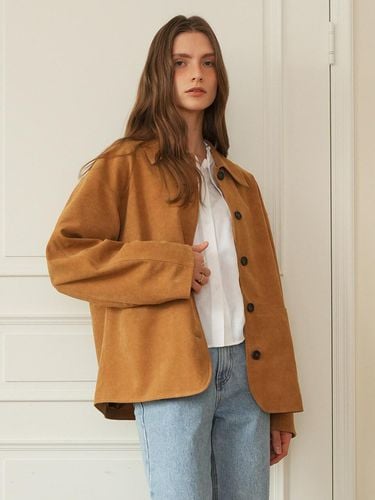 A Faux Suede Jacket - AMONG - Modalova