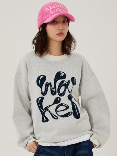 WK 3D Logo Knit Sweater - WAIKEI - Modalova