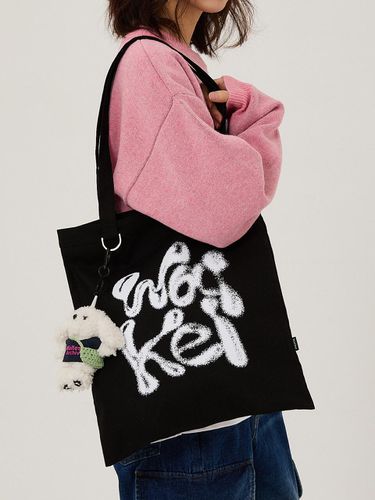 WK 3D Logo Tote Bag - Black - WAIKEI - Modalova