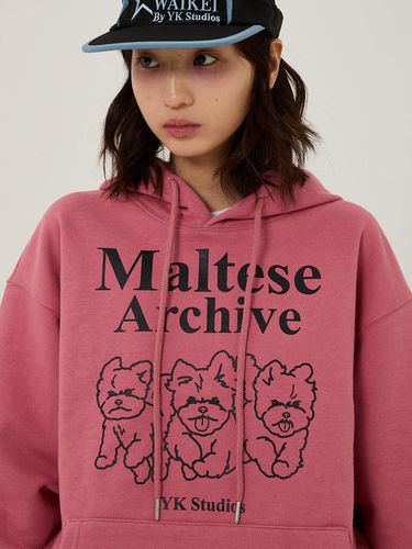 Maltese Archive Line Graphic Hoodie - WAIKEI - Modalova