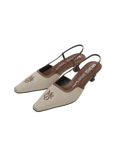 Slingback MRCD Pumps_Beige Brown - MARDI MERCREDI LESPOMPES - Modalova