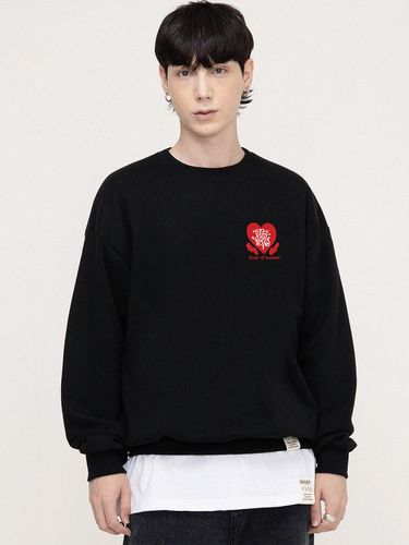 Heart Logo Sweatshirt - Black - GRAVER - Modalova