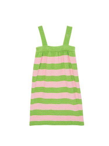 Stripe Sleeveless Dress - SALADBAGUNI - Modalova