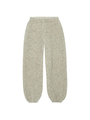 Boucle Wide Jogger Pants (Cream) - SALADBAGUNI - Modalova