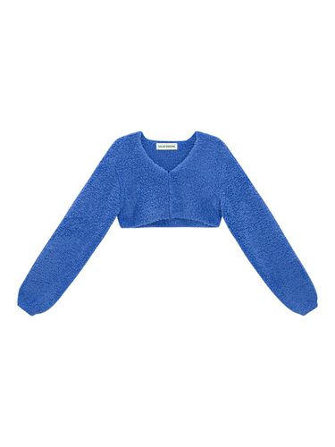 Super Cropped Wool Jacket (Blue) - SALADBAGUNI - Modalova