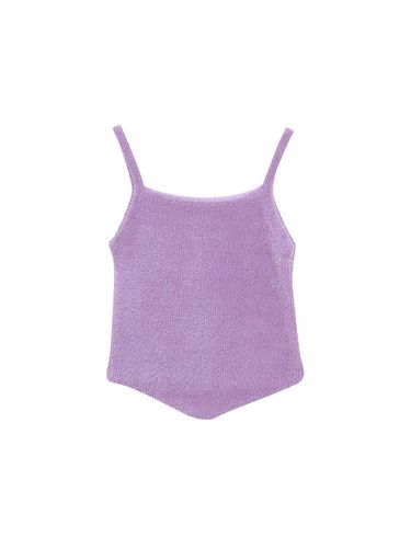 Point Hairy Strap Top (Purple) - SALADBAGUNI - Modalova