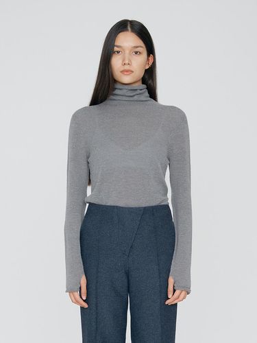 Finger Hole Turtle Neck (Grey) - REMPLACEMENT - Modalova