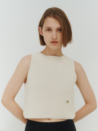 Moss Cotton Crop Sleeveless - REMPLACEMENT - Modalova