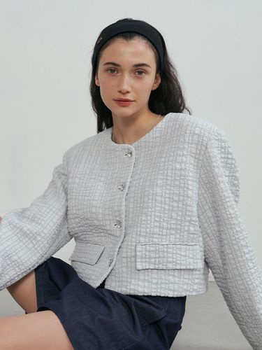 Tweed Jacket_Ice Grey - IULAI - Modalova