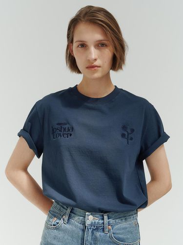 Joshua Lover Silket T-Shirt (Navy) - REMPLACEMENT - Modalova