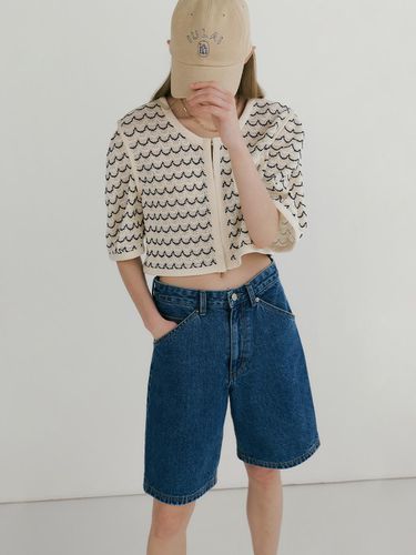 Salty Denim Pants_Middle Blue - IULAI - Modalova