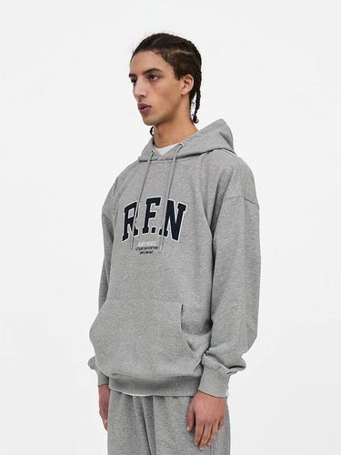 RFN Arch Logo Hoodie_Melange Grey - ready4next - Modalova