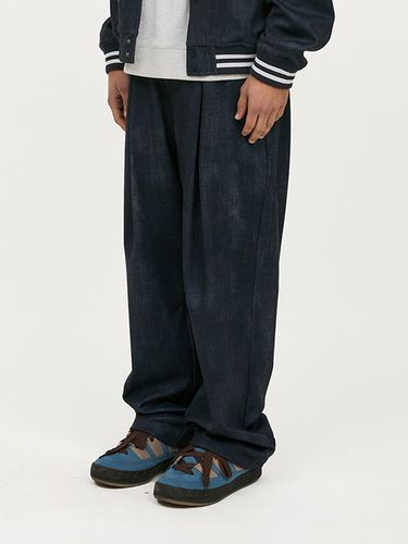 One Tuck Denim Like Wide Pants_Black - ready4next - Modalova