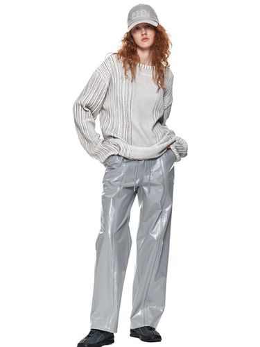 Tuck Line Coating Pants_Grey - Matin Kim - Modalova