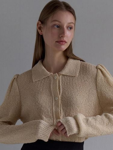 Boucle Collared Cardigan - JOORTI - Modalova