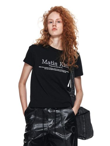 Matin Heritage Crop Top_Black - Matin Kim - Modalova