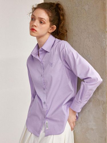 Wrinkle-Free Daily Classic Shirt Lavender - GENERAL IDEA - Modalova