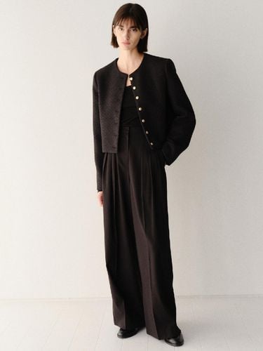 Pleated Trousers_Black - ARCHAIC - Modalova