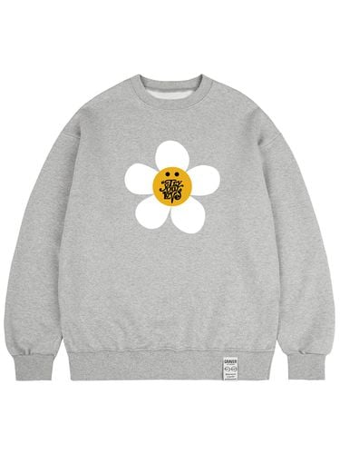 Large Flower Smile Sweatshirt - GRAVER - Modalova