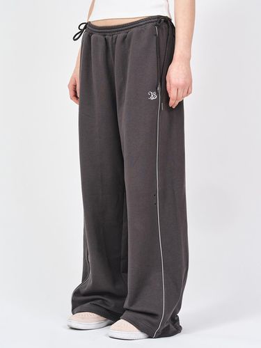 Side Ribbon String 2way Sweatpants_Dark Gray - TMAKER - Modalova