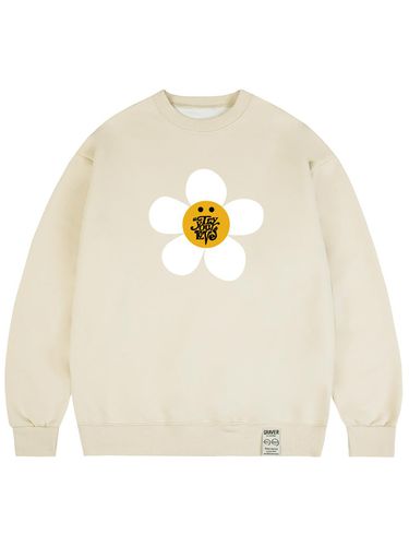 Large Flower Smile Sweatshirt - GRAVER - Modalova