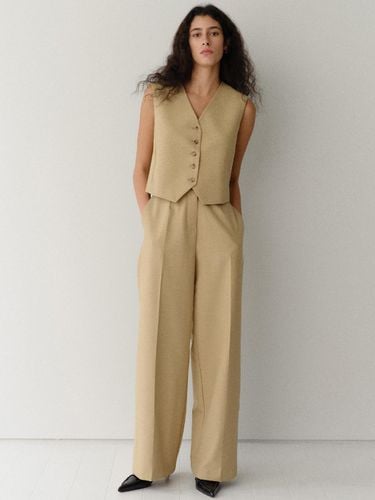 Corn Trousers_Yellow Beige - ARCHAIC - Modalova