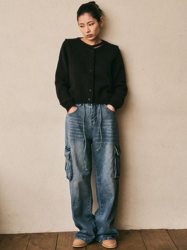 Big Pockets Denim Pants - Aei&Rei - Modalova