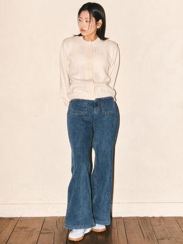 Out Pockets Denim Pants - Aei&Rei - Modalova