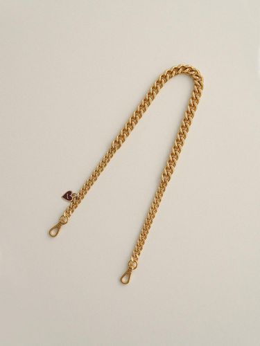 Two Block Love Chain Strap_Gold - demeriel - Modalova