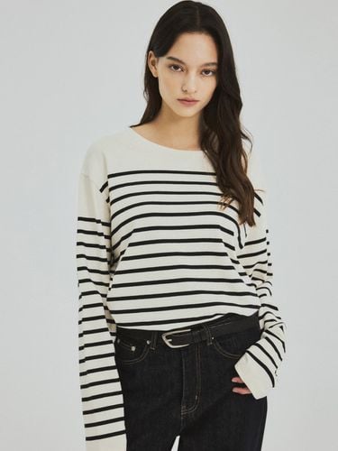 Stripe Long Sleeves T-Shirt - WEDNESDAY OASIS - Modalova