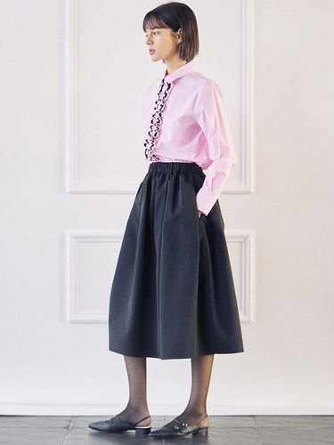 Simple A line Embroidery Skirt () - TAV - Modalova