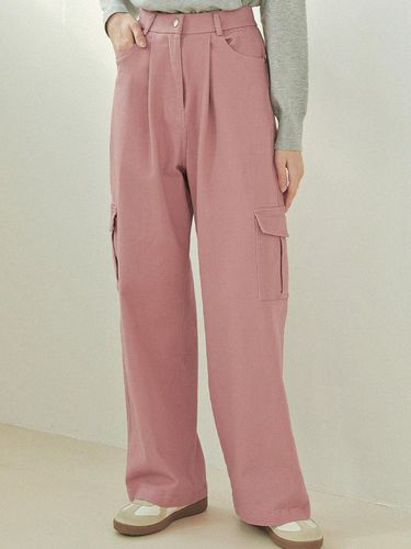 Holy Jolly Single Pleat Cargo Pants_Pink - MICANE - Modalova