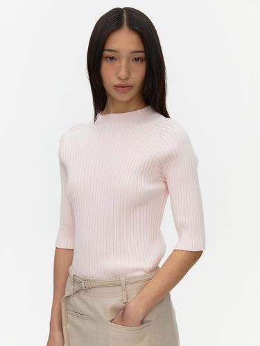 Mock Neck Sweater _ Light Pink - ahwe - Modalova