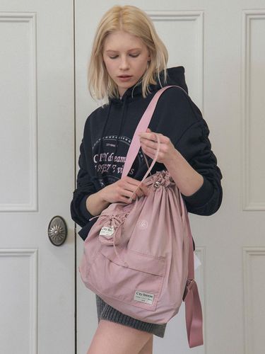 Circle Logo Nylon String Bag_Pink - CITYBREEZE - Modalova