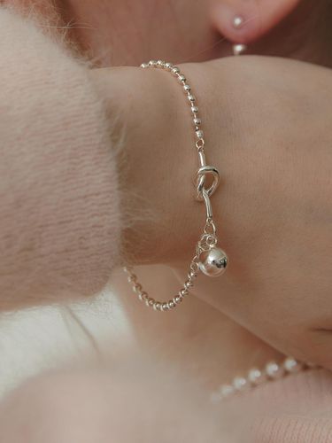 Knot Ball Chain Bracelet - TATIANA - Modalova