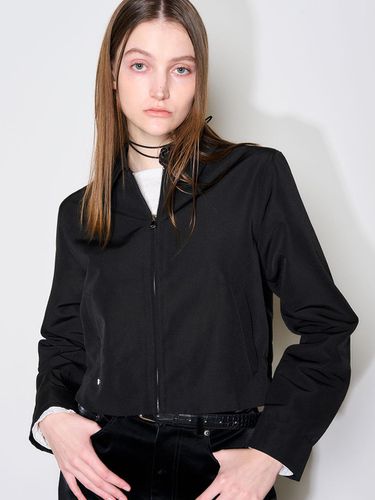 New Classic Short Zip-Up Jacket Black - GENERAL IDEA - Modalova