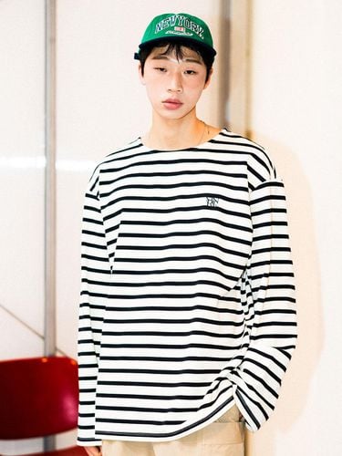 Classic Stripe Border T-Shirt Black - GENERAL IDEA - Modalova