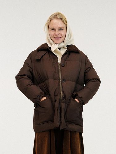 Botti Down Jacket - Brown - NOTHING WRITTEN - Modalova