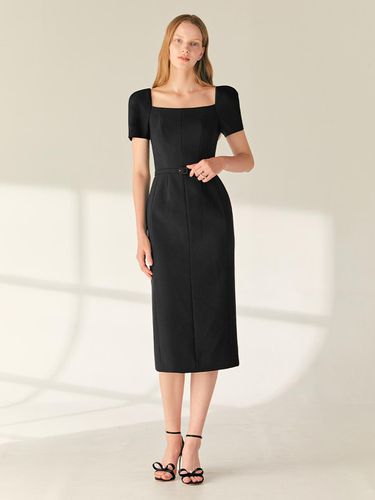 ODETTE Square Neck Short Sleeve Long Dress () - BAU by Bride And You - Modalova